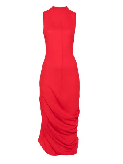 Jacquemus Womens Red The J Sleeveless Stretch-woven Maxi Dress In Red