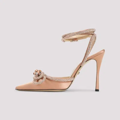 Mach &amp; Mach Pumps In Bronze Satin In Brown