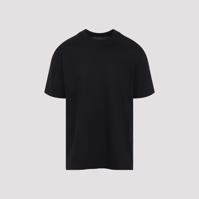Kiton Short Sleeve Crew Neck T-shirt Design In Black