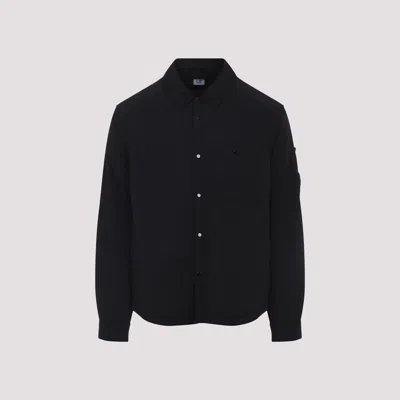 C.p. Company Lightweight Polyamide Jacket With Tailored Fit In Black