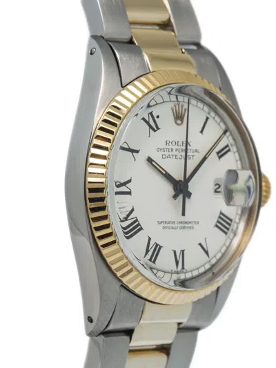 Pre-owned Rolex Datejust 36mm In Gray