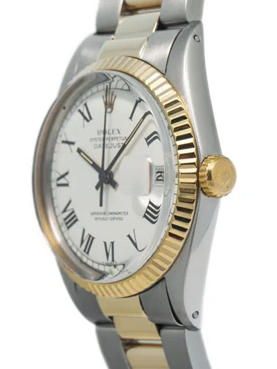 Pre-owned Rolex Datejust 36mm In Gray