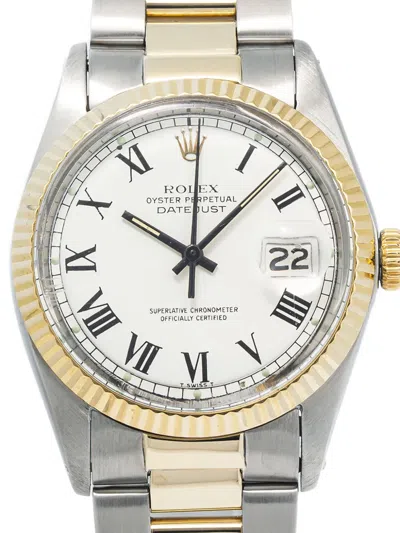 Pre-owned Rolex Datejust 36mm In Gray