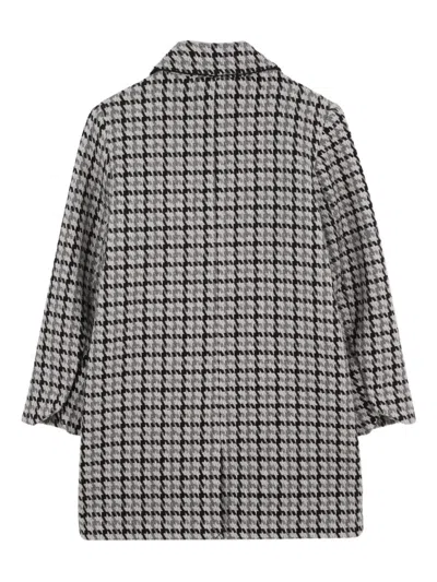 Zadig & Voltaire Houndstooth-patterned Coat In Multi