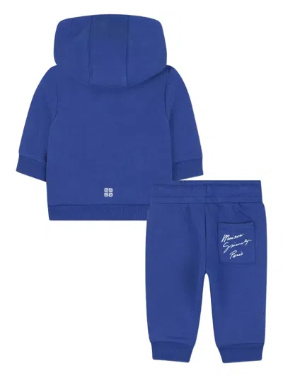 Givenchy Hooded Tracksuit In Blue