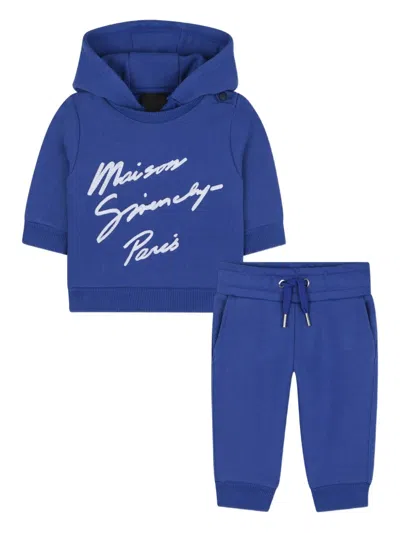 Givenchy Hooded Tracksuit In Blue