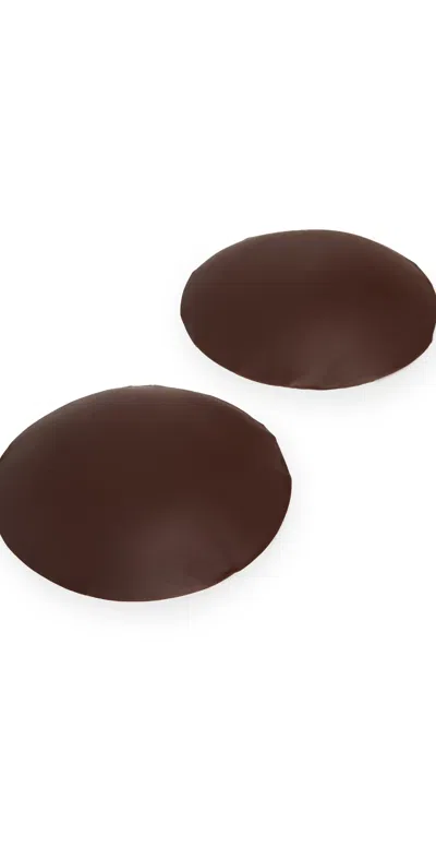 Bristols 6 Adhesive Nippies Skin Covers Espresso In Brown