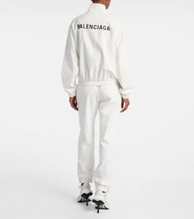 Balenciaga Tracksuit Jacket In White