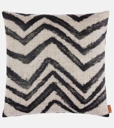 Missoni Graffiti Cushion In White