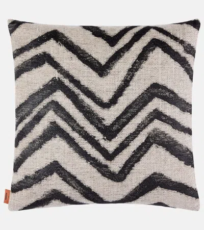 Missoni Graffiti Cushion In White