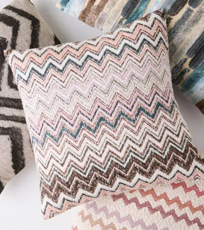 Missoni Graffiti Cushion In White