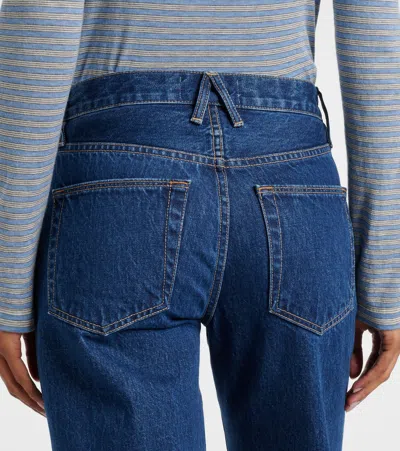 Slvrlake Grace High Rise Wide Leg Jeans In Forbidden Love In Blue