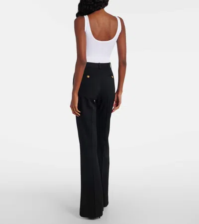 Versace Button-front Cotton Body In White