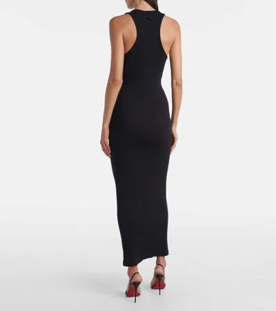 Jean Paul Gaultier Pierced Dress In Black