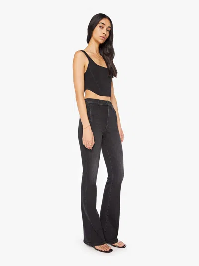 Mother The Drama Bootcut Jeans In Black