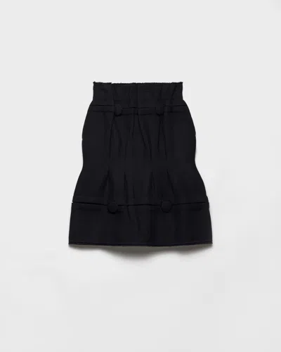 Prada Saint Laurent Natural Black Cotton T-shirts And Polos In Black