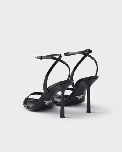 Prada Stylish Pointed Toe Sandals For Women In Black