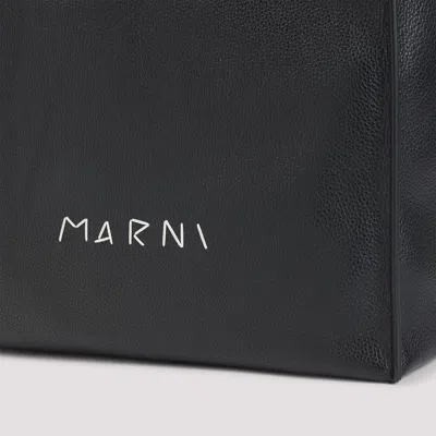 Marni Museo Soft New Large Shoulder Bag In Black