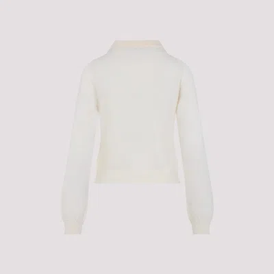 Marni Cardigan In Cotone Color Crema In White