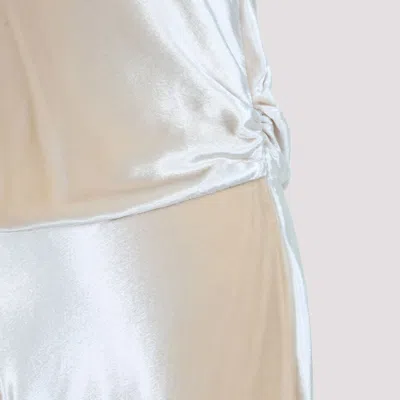 Alberta Ferretti One-shoulder Maxi Dress With Draped Sleeve In Pink