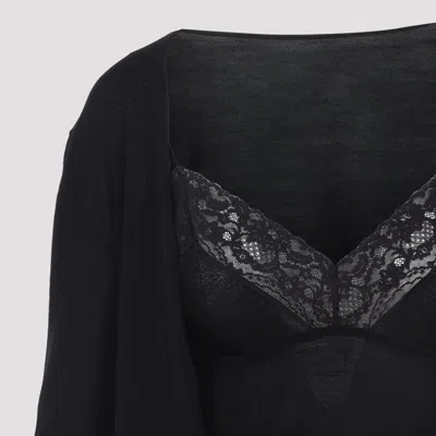 Alberta Ferretti Alberta Ferreti Virgin Wool Sweater In Black