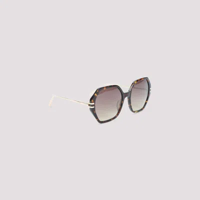 Chopard Brown Acetate Sunglasses In Multi