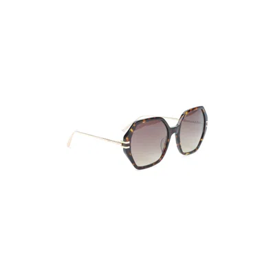 Chopard Brown Acetate Sunglasses In Multi