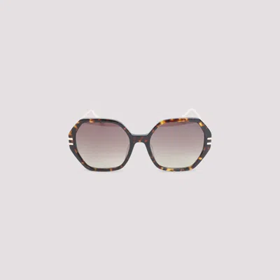 Chopard Brown Acetate Sunglasses In Multi