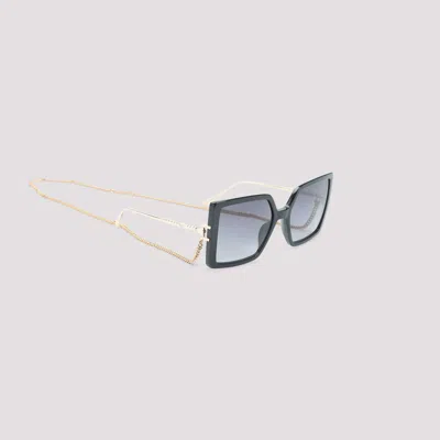 Chopard Square Acetate Sunglasses In Gray