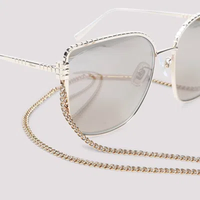 Chopard Metal Sunglasses In Neutral