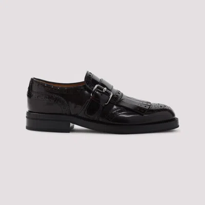 Church's Burgundy Leather Monk Phillis Formal Shoes In Burgundy
