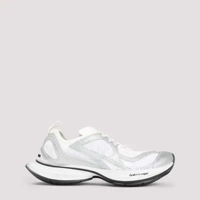 Balenciaga Circuit Canvas Low-top Sneakers In Silver