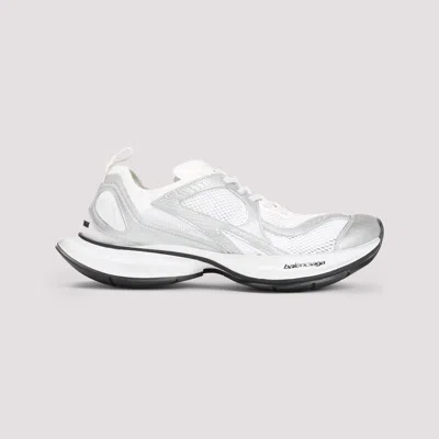 Balenciaga Circuit Canvas Low-top Sneakers In Silver