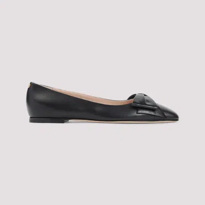 Valentino Bowow Ballerina Flats In Black