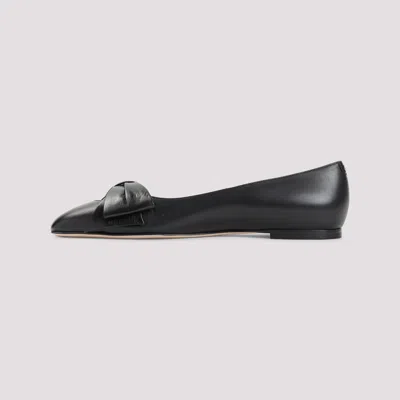 Valentino Bowow Ballerina Flats In Black
