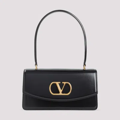 Valentino Vain Bag With Handle In Leather In Black