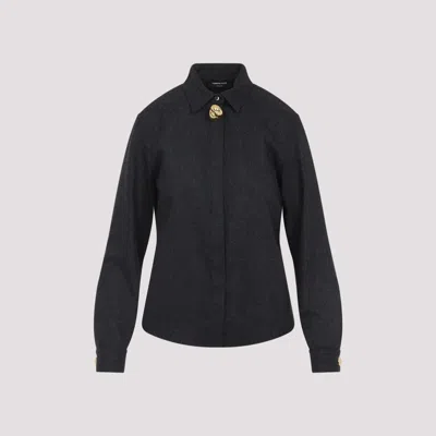 Fabiana Filippi Button-detailed Patch-pocket Cardigan In Black