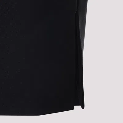 Gucci Drawstring Wool Blend Pants In Black