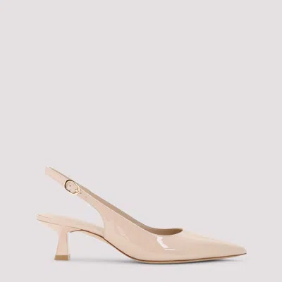 Stuart Weitzman Patent Leather Slingback Pumps With 5cm Heel In Multi