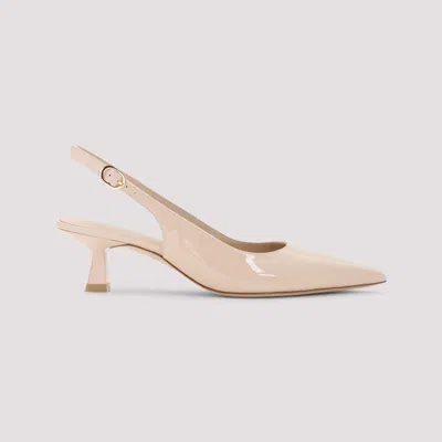 Stuart Weitzman Patent Leather Slingback Pumps With 5cm Heel In Multi