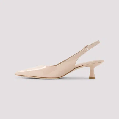 Stuart Weitzman Patent Leather Slingback Pumps With 5cm Heel In Multi