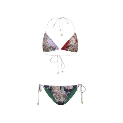 Zimmermann Rhiannon Swimsuit In Multi