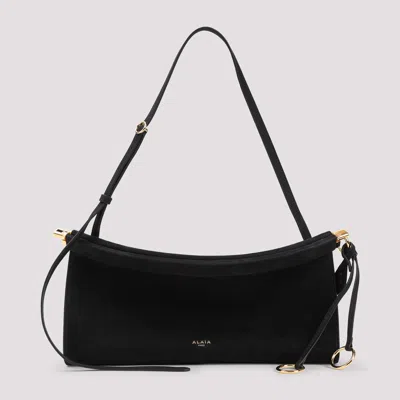 Alaïa Alaia Goatleather Shoulder Bag In Black