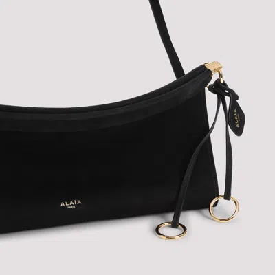 Alaïa Alaia Goatleather Shoulder Bag In Black