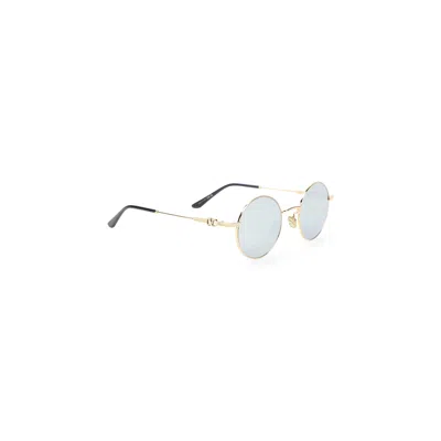 Valentino Metal Sunglasses With Adjustable Nose Pads In Blue