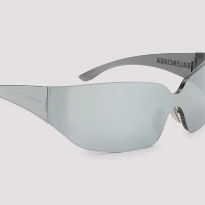 Balenciaga Mono Square Sunglasses In Gray