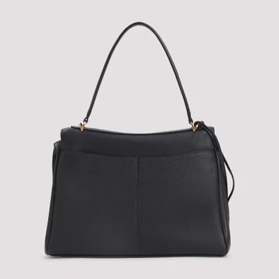 Balenciaga Rodeo Medium Smooth Leather Hand Bags In Black