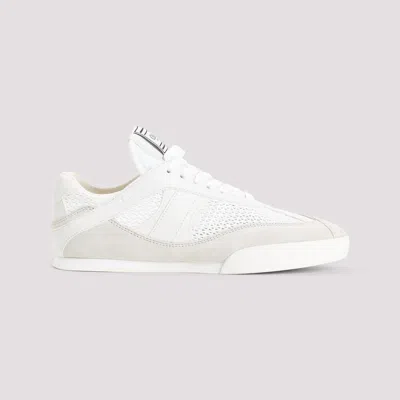 Chloé Chloe Women Sneakers Kick In Mesh E Pelle Scamosciata In White