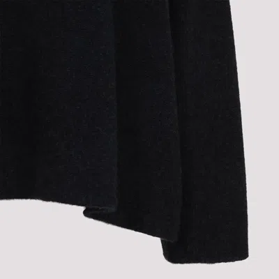 Giorgio Armani Cashmere Flared Hem Sweater In Black