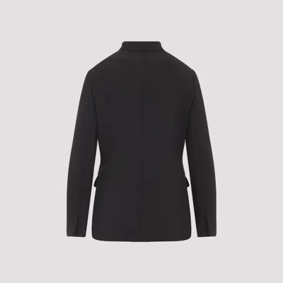 Giorgio Armani Tailored Jacket With Double-breasted Button Detailing In Black